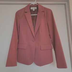Forever 21 Blazer Size M Blush Mauve Pink